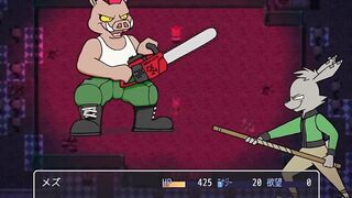 Rabbit gets railed by boss boar in cruel game breeding session