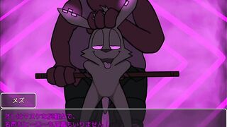 Rabbit gets railed by boss boar in cruel game breeding session