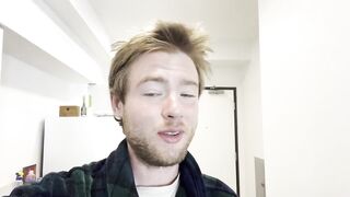 GRWM Raw Footage cum drip Solo guy moans Big Dick Shower sex