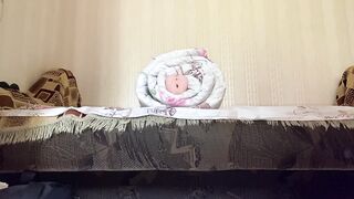 Gushing pussy filled raw gay solo cumshot fantasy