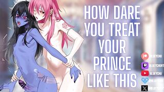 Femboy prince gets fucked raw while he chokes on his own moans