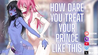 Femboy prince gets fucked raw while he chokes on his own moans
