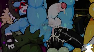 Furry gay dragon gets his big dick destroyed in the marshlike blowjob cumshot oh so hero part6