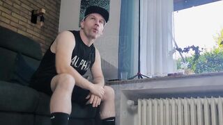 Footrest worship ruined my relaxation watching TV