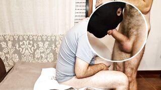 The neighbors heard my ass getting fucked raw at home