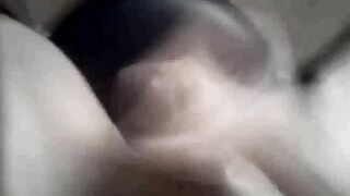 Jerking off and licking cum off stool destroyed raw gay cumshot