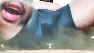 Brutalized by the Giants Fart Slave
