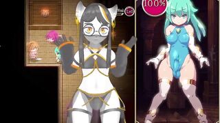 Mage Kanade's Futanari Gay Dungeon quest gets destroyed in hentai game review