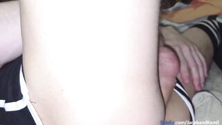 Cute twink femboy gets destroyed by hard fuck