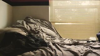 Twink Moaning Loud with Big Uncut Cock Sounding and Cum Shot