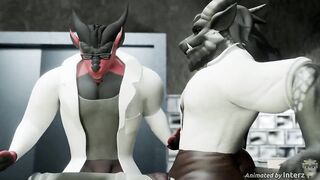 Gay muscle growth animation hyper cock destroyed size difference