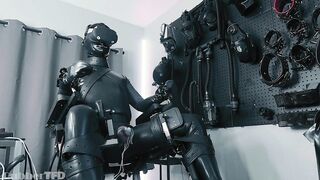 VR electro gay rubber pain bondage chair squirted