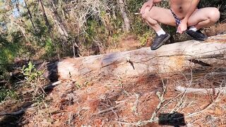 almost got caught jerking off in the forest twink thrill