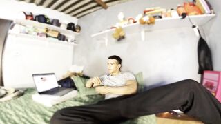 My girlfriend deep throats me until I blow my load in her mouth