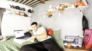 My girlfriend deep throats me until I blow my load in her mouth