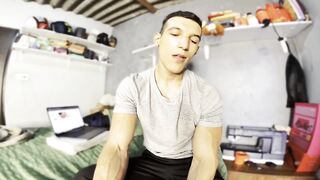 My girlfriend deep throats me until I blow my load in her mouth