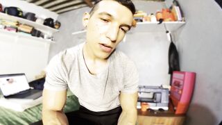 My girlfriend deep throats me until I blow my load in her mouth