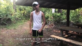 Public park humiliation teen sucks hung cock gets ass stuffed