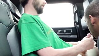 Gagging on thick black cock deep throated till cumshot ruined my throat