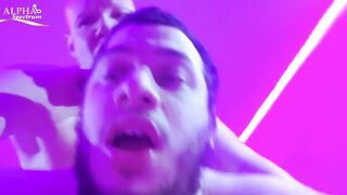 Brad Logan destroys his twink cub bareback in raw daddy bear anal