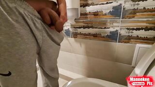 Teen uncut cock solo pissing at home big dick fill