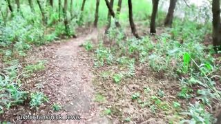 Cruising in the woods raw cock stuffed deep brutal fuck