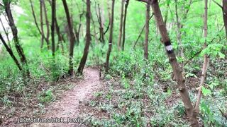 Cruising in the woods raw cock stuffed deep brutal fuck