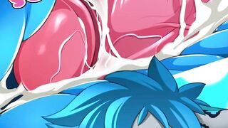 Furry femboy YIFF compilation raw anal gay fuck dibbled creampie