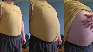 Faster Pumping Struggling to hold it in gay belly inflation