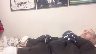 Hockey stud busts massive load after grueling training session alone
