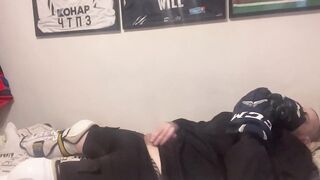 Hockey stud busts massive load after grueling training session alone