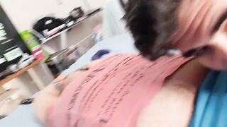 My boyfriend’s thick cum gushed down my throat raw and messy