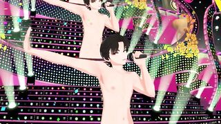 Jinu Gets Busted Naked by KPOP Demon Hunters gay cartoon anime hentai