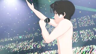 Jinu Gets Busted Naked by KPOP Demon Hunters gay cartoon anime hentai
