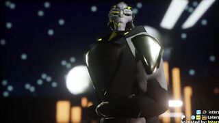 Turian growing huge alien cock muscle destroyed by gay leash