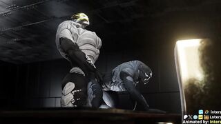 Turian growing huge alien cock muscle destroyed by gay leash