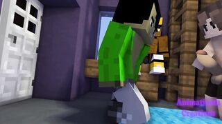 Secret Minecraft Club raw gay femboy blowjob hardcore cum