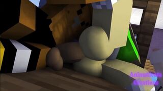 Secret Minecraft Club raw gay femboy blowjob hardcore cum