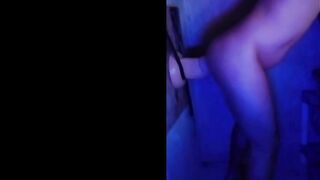 Bunny boy's big horse cock destroyed in wild solo session