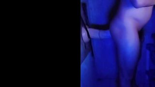Bunny boy's big horse cock destroyed in wild solo session