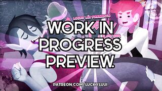 Marshall Lee and Prince Gumball 69 cum twist adventure
