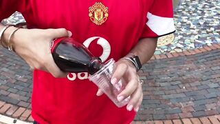 Straight footballer fucks tight ass bareback after taking condom off