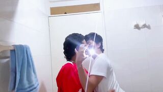 Straight footballer fucks tight ass bareback after taking condom off