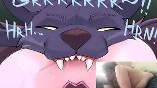 Furry comic dubs destroyed in public anal with doggy style deepthroat