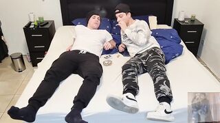 Gay boys smoking stroking and flooding the ashtray with cum