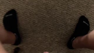 Hes back bigger ever thick cock POV gay jacking thick socks cumshot