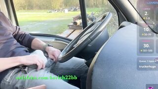 Gay truck stop daddy wrecks me at cruising rest area daytime