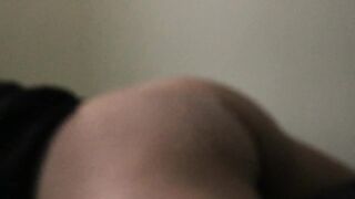 Shaking jiggly ass stuffed with knot raw ass sounds