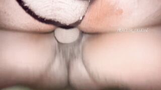 Big black dick wrecks sloppy wet hole like slushy machine
