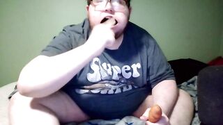 Fat Sissy Gagged Socks Dildo Edging Toxic Orgasm